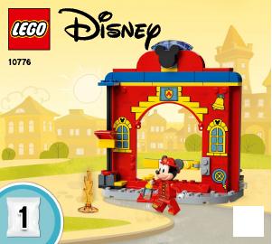 Manual Lego set 10776 Disney Mickey & Friends fire engine & station