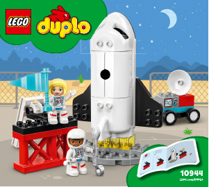 Vadovas Lego set 10944 Duplo Daugkartinio erdvėlaivio misija