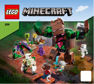 Bedienungsanleitung Lego set 21176 Minecraft Die Dschungel Ungeheuer