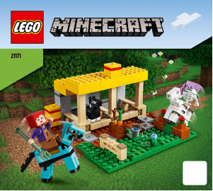 Manual de uso Lego set 21171 Minecraft El Establo de los Caballos