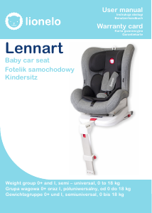 Manual Lionelo Lennart Car Seat