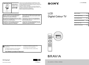 Manual Sony Bravia KDL-32EX504 Televisor LCD