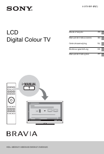 Bedienungsanleitung Sony Bravia KDL-32EX520 LCD fernseher