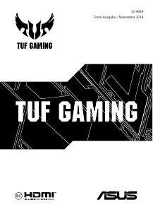 Bedienungsanleitung Asus FX705DY TUF Gaming Notebook