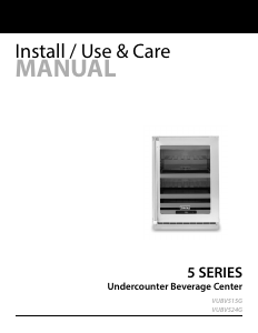 Manual de uso Viking VUBV515G Refrigerador