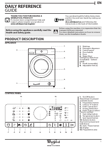 Handleiding Whirlpool FSCR 90211 Wasmachine