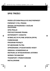 Instrukcja Whirlpool FL 5041/3 Pralka