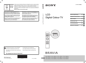 Manual de uso Sony Bravia KDL-40EX403 Televisor de LCD