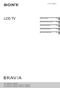Manual Sony Bravia KDL-40R473A Televisor LCD
