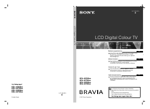 Manuale Sony Bravia KDL-40S2810 LCD televisore