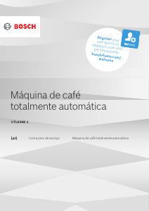 Manual Bosch CTL636EB1 Máquina de café