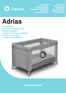 Руководство Lionelo Adriaa Детская кроватка