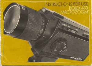 Handleiding Bolex 480 Camcorder