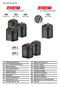 Instrukcja Eheim Professional 4+ 600 Filtr akwariowe