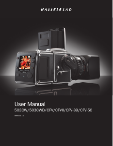 Manual Hasselblad 503CW Camera