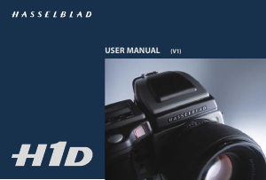 Handleiding Hasselblad H1D Digitale camera