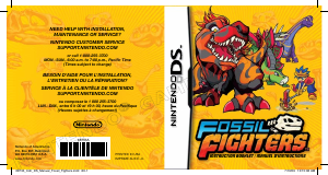 Manual Nintendo DS Fossil Fighters