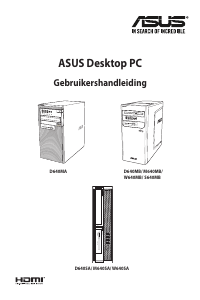 Handleiding Asus D640SA PRO Desktop