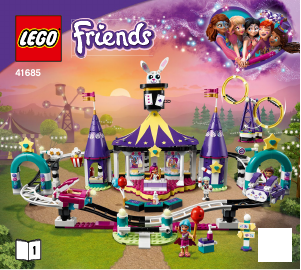 Käyttöohje Lego set 41685 Friends Maaginen huvipuiston vuoristorata