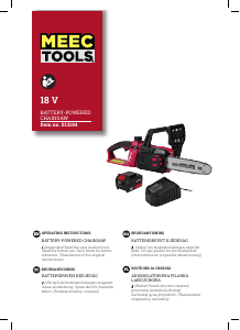 Manual Meec Tools 013-184 Chainsaw