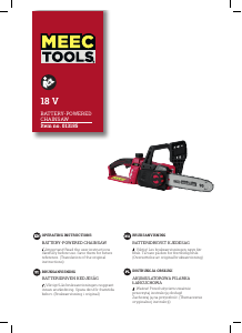 Manual Meec Tools 013-185 Chainsaw