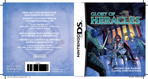 Mode d’emploi Nintendo DS Glory of Heracles