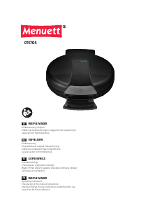 Handleiding Menuett 011-705 Wafelijzer
