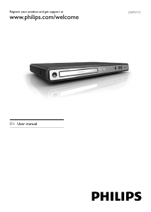 Handleiding Philips DVP3111X DVD speler