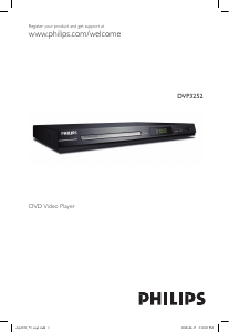 Handleiding Philips DVP3252 DVD speler