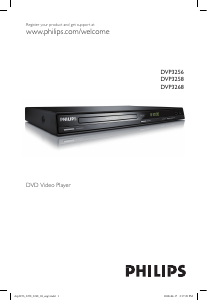 Manual Philips DVP3256 DVD Player