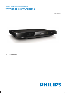 Manual Philips DVP3610 DVD Player