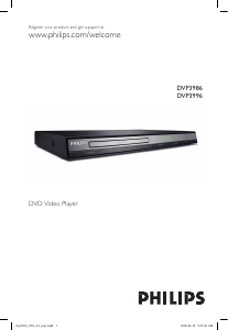 Handleiding Philips DVP3996 DVD speler