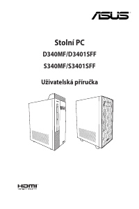 Manuál Asus S340MF Stolní počítač