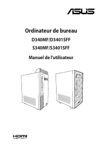 Mode d’emploi Asus S340MF Ordinateur de bureau