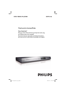 Manual Philips DVP3146X DVD Player