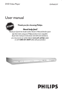 Handleiding Philips DVP642 DVD speler