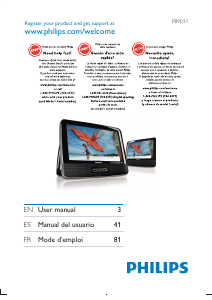 Manual de uso Philips PB9011 Reproductor DVD