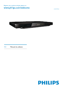 Manual Philips DVP3750 DVD player