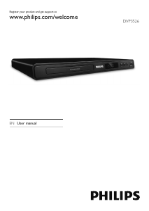 Manual Philips DVP3526 DVD Player