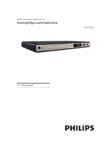 Handleiding Philips DVP3568 DVD speler