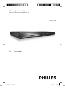 Руководство Philips DVP5388K DVD плейер