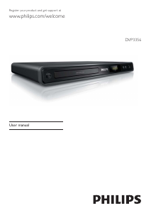 Handleiding Philips DVP3356X DVD speler
