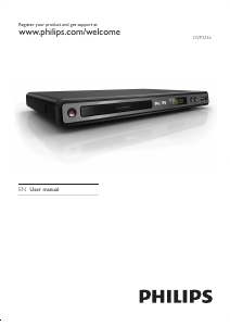 Manual Philips DVP3336X DVD Player