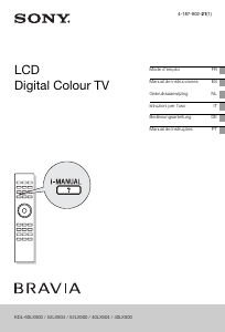 Manual Sony Bravia KDL-52LX904 Televisor LCD