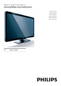 Handleiding Philips 40PFL5605S LED televisie