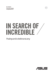Instrukcja Asus TP501 VivoBook Flip 15 Komputer przenośny