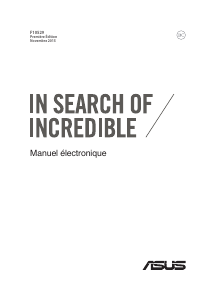 Mode d’emploi Asus TP501 VivoBook Flip 15 Ordinateur portable