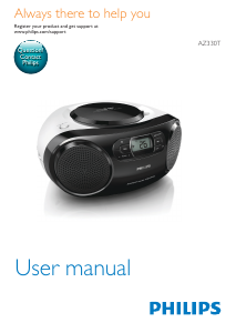 Manual Philips AZ331TX Stereo-set