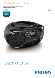 Manual Philips AZ329 Stereo-set