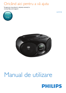 Manual Philips AZ318W Stereo set